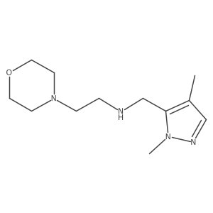 [(1,4-dimethyl-1H-pyrazol-5-yl)methyl][2-(morpholin-4-yl)ethyl]amine Structure
