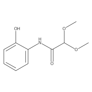 N-(2-Hydroxyphenyl)-2,2-dimethoxyacetamide结构式