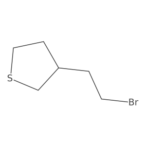 3-(2-Bromoethyl)thiolane Structure