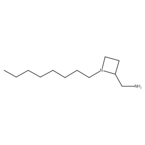 (1-Octylazetidin-2-yl)methanamine结构式