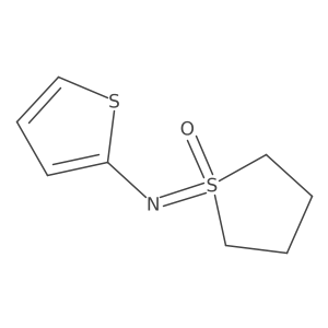 1-[(Thiophen-2-yl)imino]-1lambda6-thiolan-1-one Structure