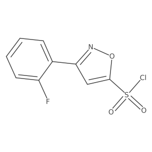 3-(2-Fluorophenyl)-1,2-oxazole-5-sulfonyl chloride Structure