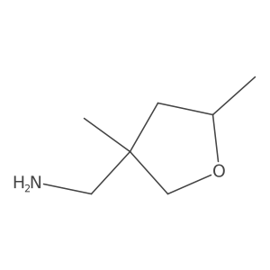 (3,5-Dimethyloxolan-3-yl)methanamine Structure