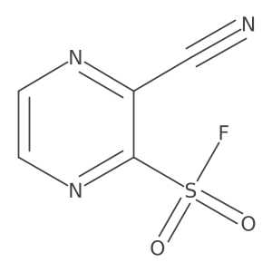3-Cyanopyrazine-2-sulfonyl fluoride Structure