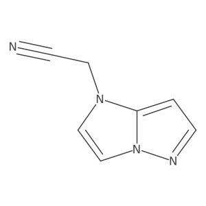 2-(1H-imidazo[1,2-b]pyrazol-1-yl)acetonitrile Structure