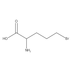 (R)-2-Amino-5-bromopentanoic acid Structure