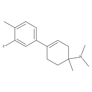 4-(3-fluoro-4-methylphenyl)-N,N,1-trimethylcyclohex-3-en-1-amine Structure