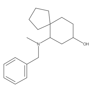 6-[Benzyl(methyl)amino]spiro[4.5]decan-8-ol Structure
