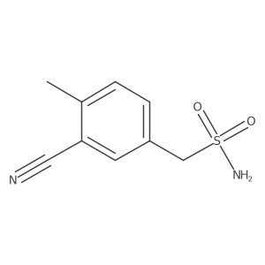 (3-Cyano-4-methylphenyl)methanesulfonamide结构式