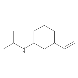 3-ethenyl-N-(propan-2-yl)cyclohexan-1-amine结构式