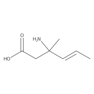3-Amino-3-methylhex-4-enoic acid Structure
