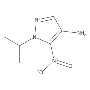 5-nitro-1-(propan-2-yl)-1H-pyrazol-4-amine结构式