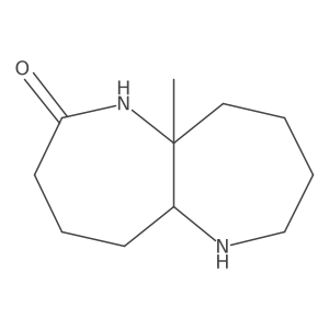 (5aR,10aR)-10a-methyl-dodecahydro-1,6-diazaheptalen-2-one Structure