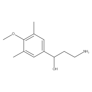 (1S)-3-amino-1-(4-methoxy-3,5-dimethylphenyl)propan-1-ol Structure
