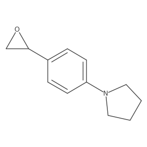 1-{4-[(2S)-oxiran-2-yl]phenyl}pyrrolidine Structure