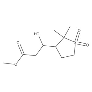 methyl (3R)-3-(2,2-dimethyl-1,1-dioxo-1lambda6-thiolan-3-yl)-3-hydroxypropanoate Structure