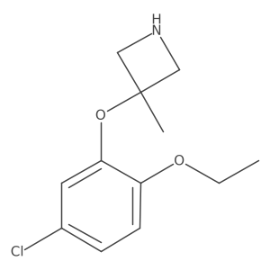 3-(5-Chloro-2-ethoxyphenoxy)-3-methylazetidine Structure