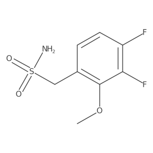 (3,4-Difluoro-2-methoxyphenyl)methanesulfonamide结构式