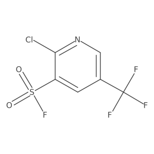2-Chloro-5-(trifluoromethyl)pyridine-3-sulfonyl fluoride Structure