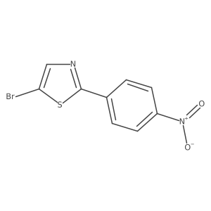 5-Bromo-2-(4-nitrophenyl)thiazole Structure