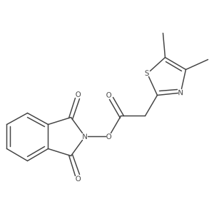 1,3-dioxo-2,3-dihydro-1H-isoindol-2-yl 2-(dimethyl-1,3-thiazol-2-yl)acetate Structure
