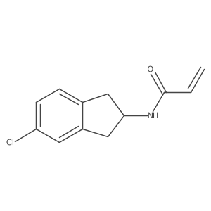 N-(5-Chloro-2,3-dihydro-1H-inden-2-yl)prop-2-enamide Structure