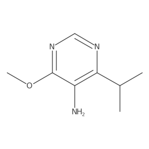 4-Isopropyl-6-methoxypyrimidin-5-amine结构式