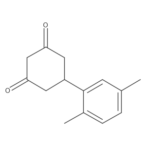 5-(2,5-Dimethylphenyl)cyclohexane-1,3-dione结构式