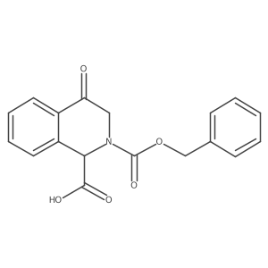 2-[(Benzyloxy)carbonyl]-4-oxo-1,2,3,4-tetrahydroisoquinoline-1-carboxylic acid Structure