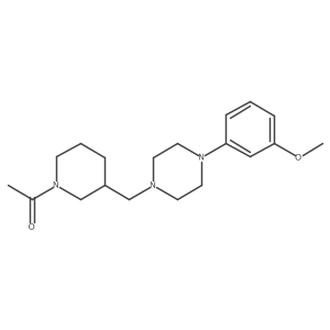 1-(3-{[4-(3-Methoxyphenyl)piperazin-1-yl]methyl}piperidin-1-yl)ethan-1-one Structure