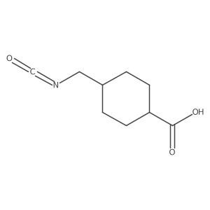 (1r,4r)-4-(Isocyanatomethyl)cyclohexane-1-carboxylic acid结构式