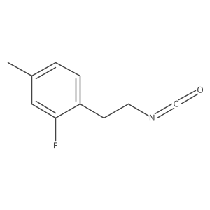 2-Fluoro-1-(2-isocyanatoethyl)-4-methylbenzene结构式