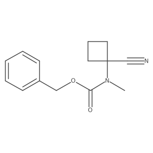 benzyl N-(1-cyanocyclobutyl)-N-methylcarbamate Structure