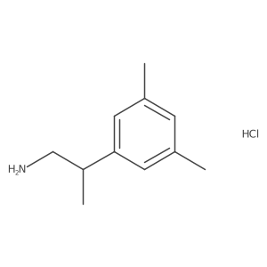 2-(3,5-Dimethylphenyl)propan-1-amine hydrochloride结构式