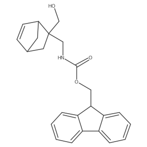 (9H-fluoren-9-yl)methyl N-{[2-(hydroxymethyl)bicyclo[2.2.1]hept-5-en-2-yl]methyl}carbamate结构式