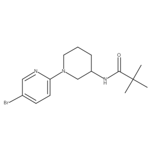 N-[1-(5-bromopyridin-2-yl)piperidin-3-yl]-2,2-dimethylpropanamide Structure