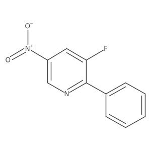 3-fluoro-5-nitro-2-phenylPyridine结构式