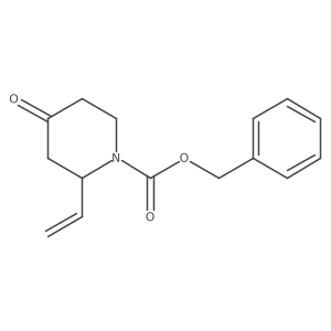 Benzyl 4-oxo-2-vinylpiperidine-1-carboxylate结构式