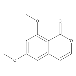 6,8-Dimethoxy-isochromen-1-one Structure
