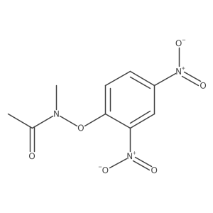N-(2,4-Dinitrophenoxy)-N-methylacetamide Structure