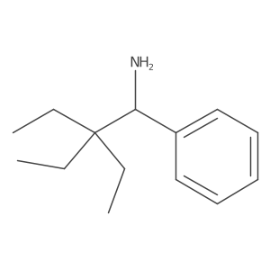 (1-Amino-2,2-diethylbutyl)benzene Structure