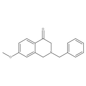 N-benzyl-7-methoxy-1,2-dihydroisoquinolin-4(3H)-one结构式