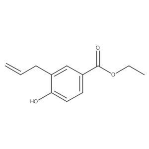 Ethyl 3-allyl-4-hydroxybenzoate结构式