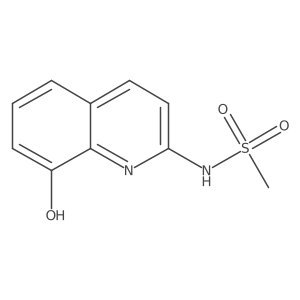 N-(8-hydroxyquinolin-2-yl)methanesulfonamide结构式