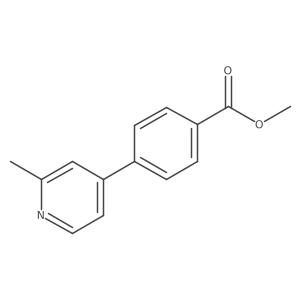 Methyl 4-(2-methylpyridin-4-yl)benzoate Structure