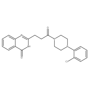 2-[3-[4-(2-chlorophenyl)piperazin-1-yl]-3-oxopropyl]-3H-quinazolin-4-one Structure