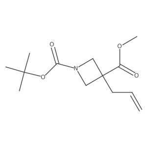 1-(Tert-butyl) 3-methyl 3-allylazetidine-1,3-dicarboxylate Structure