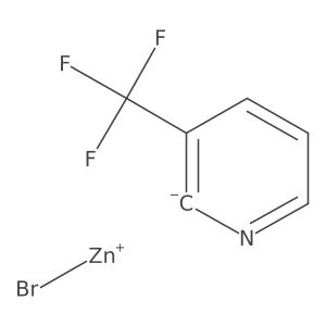 3-Trifluoromethyl-2-pyridylzinc bromide结构式
