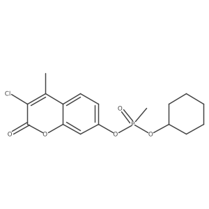 3-chloro-4-methyl-2-oxo-2H-chromen-7-yl cyclohexyl methylphosphonate Structure