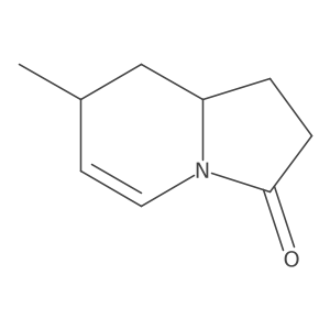 (7S,8aR)-7-Methyl-1,7,8,8a-tetrahydroindolizin-3(2H)-one结构式